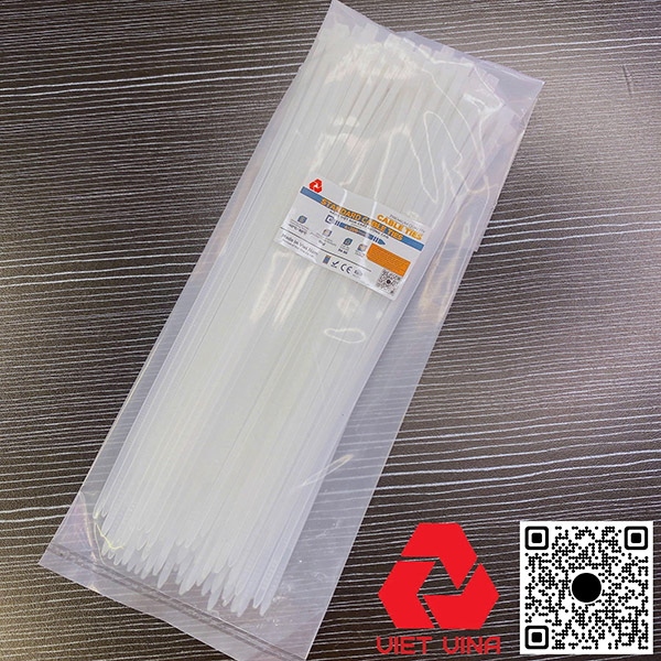 Dây rút nhựa màu trắng 5x250 tiêu chuẩn